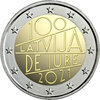 2 EURO LATVIA 2021"LATVIAN KANSAINVÄLISEN TUNNUSTUKSEN 100 VUOSIPÄIVÄ