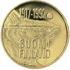100 Markka Suomi  1992"Itsenäinen Suomi 75 Vuotta"