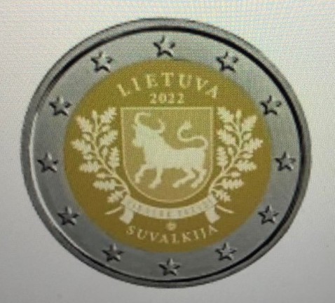 2 EURO LIETTUA 2022 "SUVALKIJA"