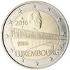 2 Euro памятная монета Люксембург 2016 - мост Великая княгиня Шарлотта