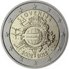 2 EURO  SLOVENIA 2012 "Kymmenen vuotta euro"