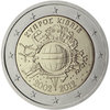 2 EURO  KYPROS 2012 "Kymmenen vuotta euroseteleitä ja ‑kolikoita"
