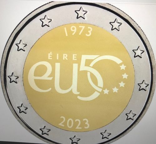 2 EURO IRLAND 2023 „50 JAHRE IRLAND IN DER EU“