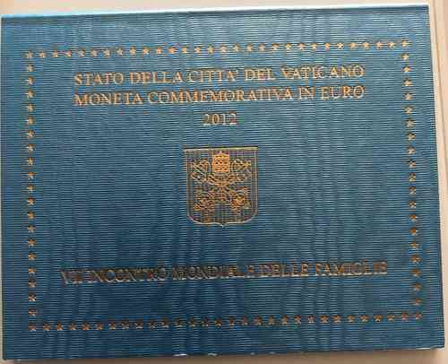 2 Euro Vatikaani 2012 7-я Всемирная встреча