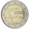 2 евро 2016 Словения 25 v. Независимость