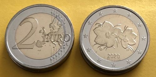 2 EURO SUOMI 2020 TAVALLINEN EI JUHLARAHA